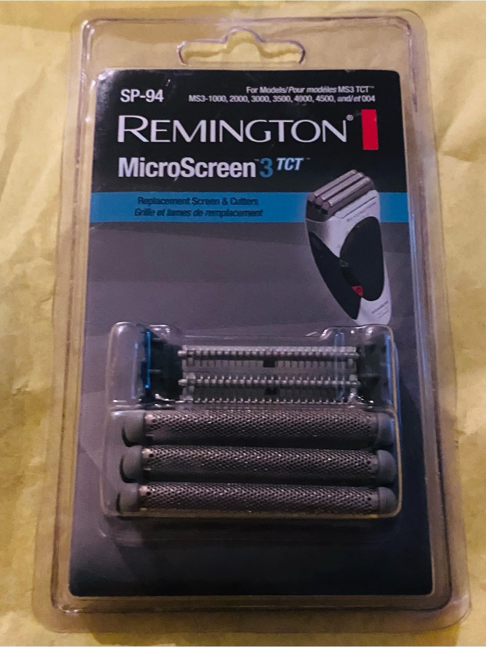 Remington MS3 1000 SP-94 MicroScreen 3 Replacement Screen & Cutter MS3 2000 2700